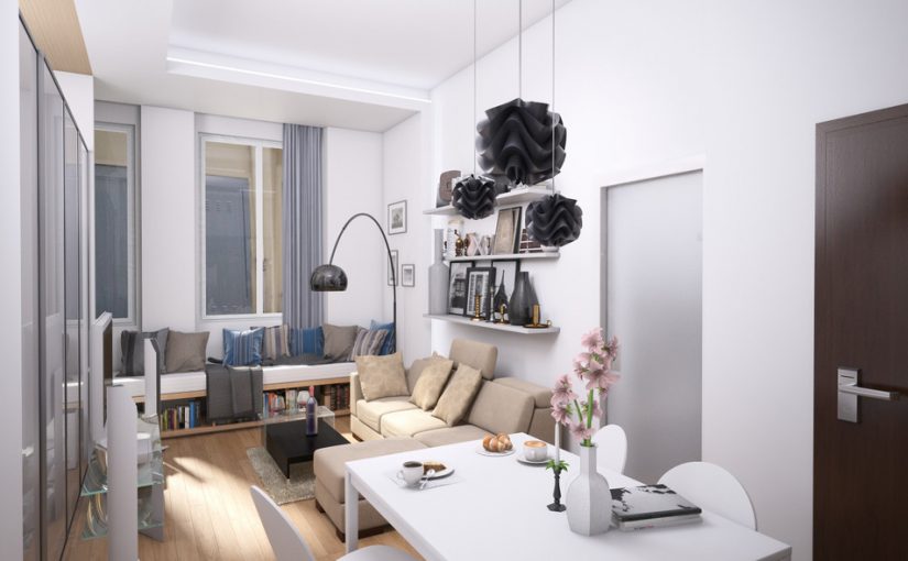 Rendering Modern Loft a Milano